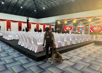Unit K9 Polda Kaltara Dilibatkan Dalam Rangka Optimalisasi Pengamanan Debat Cagub/Cawagub Kaltara 2024