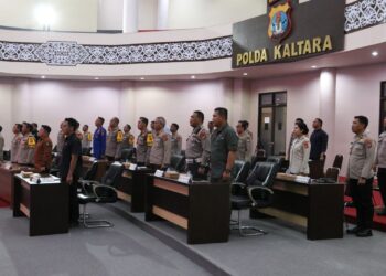 Kapolda Kaltara Membuka Acara Taklimat Awal Audit Kinerja Itwasda Polda Kaltara Tahap II TA. 2024