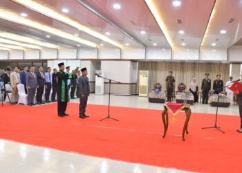 Pj. Sekda Kabupaten Nunukan Dilantik dan Diambil Sumpah