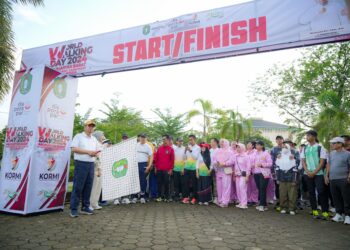 Peringati World Walk Day 2024, Pemprov. Kalbar Gelar Jalan Sehat