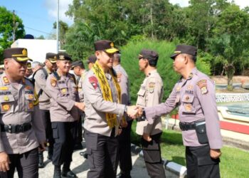 Kapolda Kaltara Cek Operasi Mantap Brata Tahun 2023-2024 di Polres Nunukan