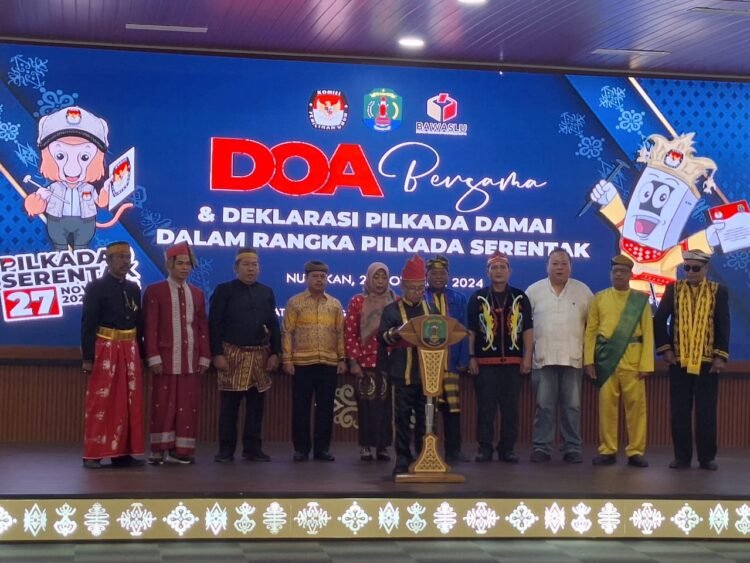 Jelang Pilkada Serentak Pemkab Nunukan Gelar Doa Bersama dan Deklarasi Damai