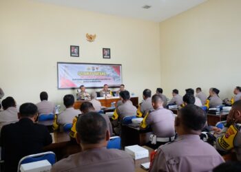 Tim STAMAOPS Kapolri Melaksanakan Supervisi Operasi Mantap Praja 2024 di Polda Kaltara.