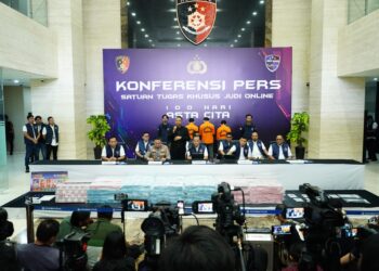 Sita Rp78,1 Miliar dari Judol Internasional, Komitmen Polri atas Asta Cita Presiden Prabowo