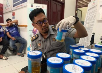 Cegah Gangguan Kamtib, Lapas Nunukan Gelar Razia Kamar Hunian dan Tes Urine Serentak