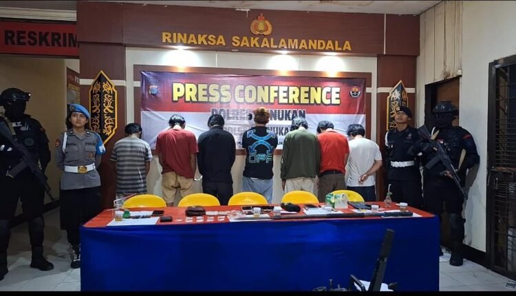 Tim Gabungan di Nunukan Berhasil Amankan 7 Orang Pengedar dan Pengguna Narkoba