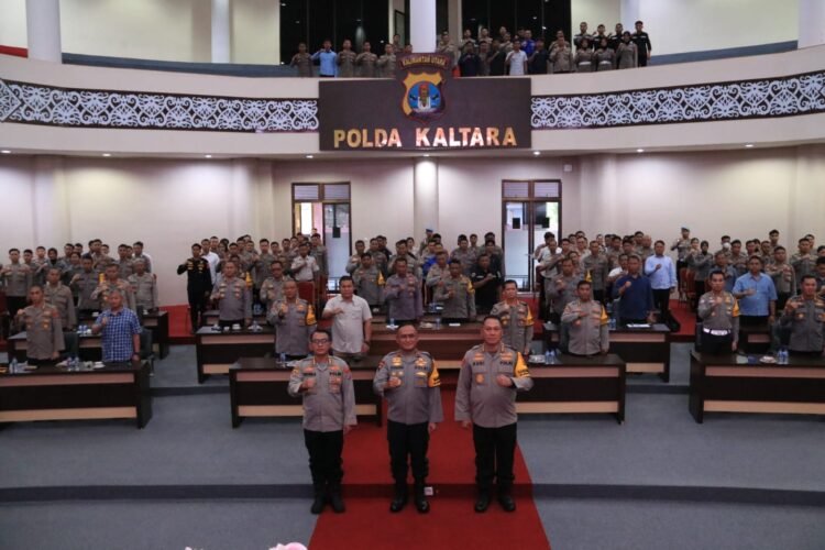 Waka Polda Kaltara Buka Sosialisasi Perkap Nomor 4 Tahun 2024 Tentang Pengukuran Indeks Profesionalitas SDM Polri