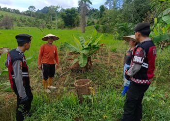 Unit Ranmor R4 Ditsamapta Polda Kaltara Ajak Warga Jaga Kamtibmas