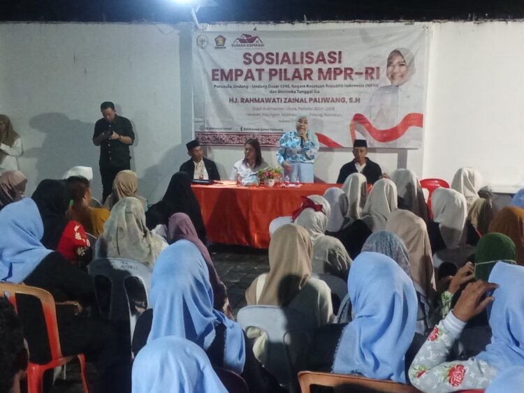 Rahmawati Dorong Warga Perbatasan Jaga Keutuhan NKRI Melalui Nilai Empat Pilar