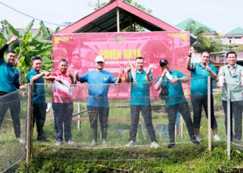 Lapas Tarakan Panen Raya Ikan dan Sayuran di Area SAE