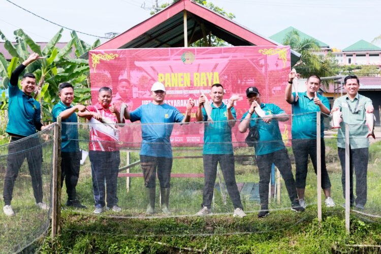 Lapas Tarakan Panen Raya Ikan dan Sayuran di Area SAE