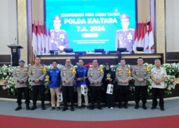 Konferensi Pers Akhir Tahun 2024 Polda Kalimantan Utara, Simak Penuturan Kapolda