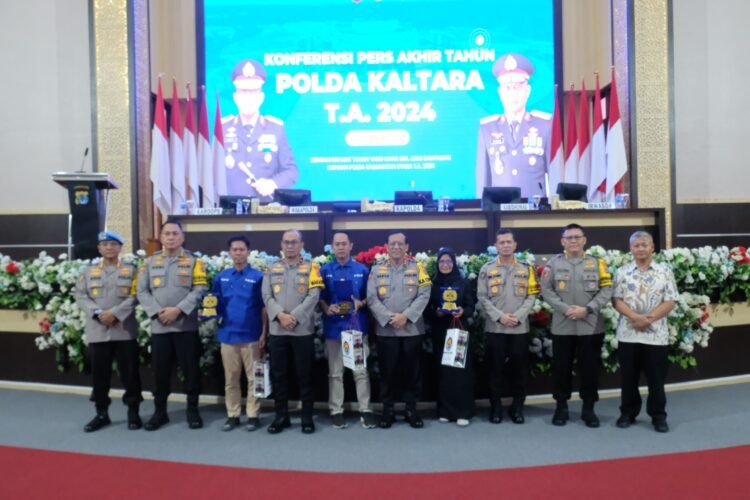 Konferensi Pers Akhir Tahun 2024 Polda Kalimantan Utara, Simak Penuturan Kapolda
