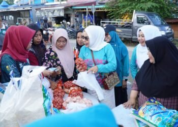 Sambut Nataru 2025, TP-PKK Kaltara Gelar Gerakan Pangan Murah di Nunukan