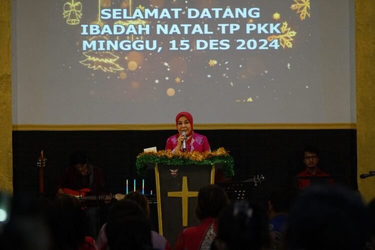 Berbagi Kasih TP PKK-Kaltara bersama Umat Nasrani Nunukan