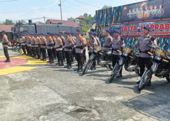 Antisipasi Bencana Alam SatBrimobda Polda Kaltara Laksakan Apel Siaga SAR