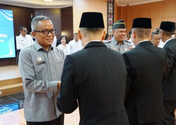 Kakanwil Kemenkum Kaltim Hadiri Pelantikan Jabatan Manajerial dan Non Manajerial Kanwil Ditjenpas Kaltim