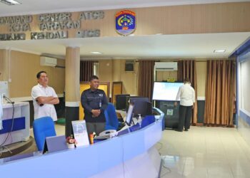 Komisi I DPRD Prov. Kaltara Meninjau Ruangan Command Center  DKISP Tarakan