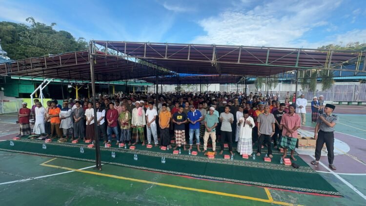 Refleksi Akhir Tahun 2024, Lapas Tarakan Gelar Tausyiah dan Doa Bersama