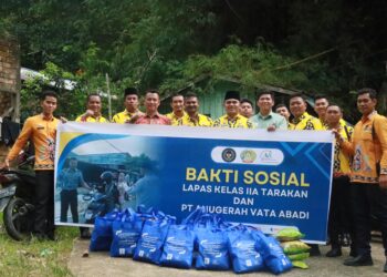 Lapas Tarakan Laksanakan Program Akselerasi Kemenimipas, Bagikan Paket Bantuan Sosial ke Masyarakat Sekitar
