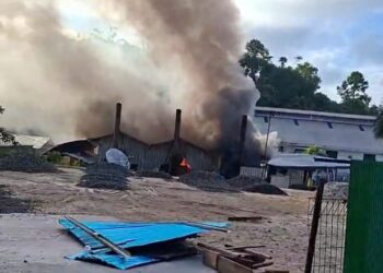 Mesin Disel PLN Tarakan Terbakar