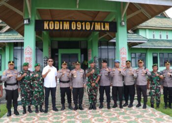Kapolda Kaltara Irjen Pol Hary Sudwijanto Silaturahmi ke Kodim 0910/Malinau, Perkuat Sinergitas TNI-Polri