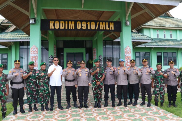 Kapolda Kaltara Irjen Pol Hary Sudwijanto Silaturahmi ke Kodim 0910/Malinau, Perkuat Sinergitas TNI-Polri