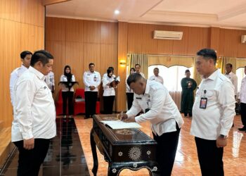 Kakanwil Ditjenpas Kaltim Lantik Kepala Lapas dan LPKA