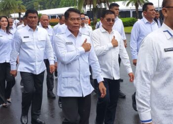 Ikut Gladi Bersih, Zainal – Ingkong Sapa Awak Media dengan “Salam Kaltara di Hati”