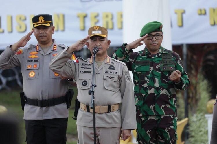 Walikota Tarakan Pimpin Apel Gelar Kesiapan Pengamanan Malam Takbir Idul Fitri 1446 Hijriah
