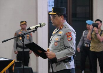 Kapolda Kaltara Irjen Pol. Hary Sudwijanto, S.I.K., M.Si Pimpin Sertijab di Lingkungan Polda Kaltara