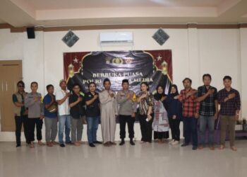 Polres Tarakan Ajak Media Pererat Silaturahmi dengan Buka Puasa Bersama Anak Panti Asuhan