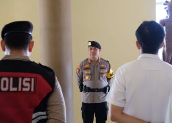 Dirsamapta Polda Kaltara Pimpin Apel Perdana Personel Operasi Ketupat Kayan 2025 Polda Kaltara