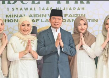 Ketua DPRD Prov. Kaltara H. Achmad Djufrie, Gelar Open House Idul Fitri 1446 Hijriah