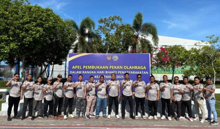 Lapas Nunukan Gelar Pekan Olahraga Bagi Warga Binaan