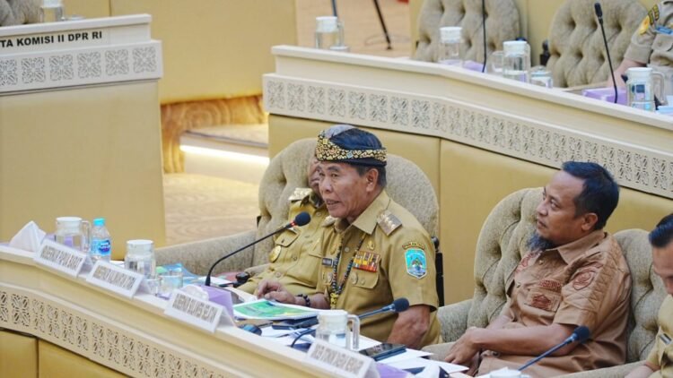 RDP dengan Komisi II DPR RI, Gubernur Minta Pemerintah Pusat Fokus Bangun Perbatasan