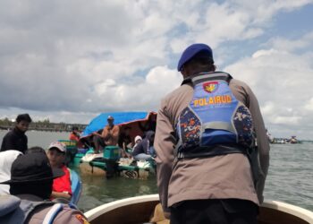 Sat Polairud Polres Tarakan Hadir Jaga Keamanan Lomba Speed Boat