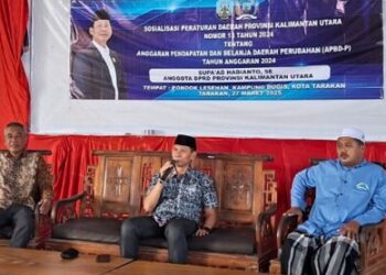 Supa’ad Hadianto Gelar Sosialisasi perda APBD 2025 kepala Masyarakat Tarakan