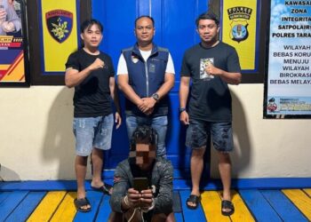 Sat Polairud Polres Tarakan Tangkap Pelaku Pencurian HP Milik ABK Kapal