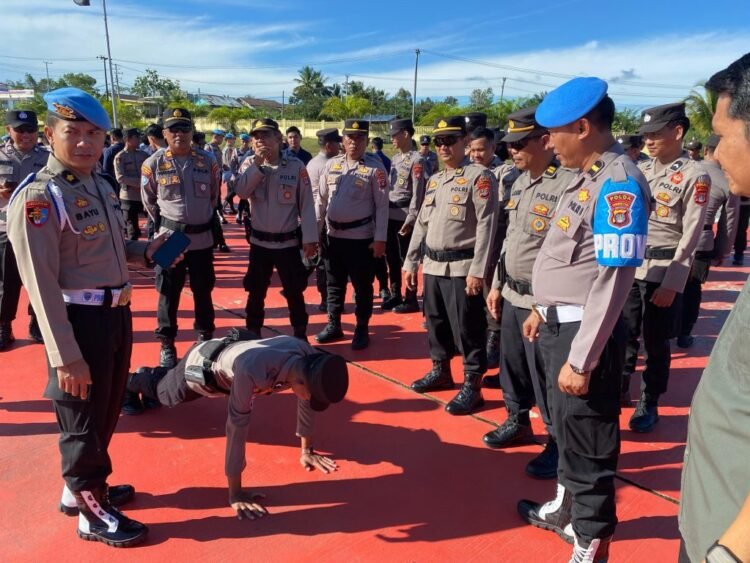 Tingkatkan Disiplin dan Profesionalisme Personel Polri, Bid Propam Polda Kaltara Laksanakan Gaktibplin