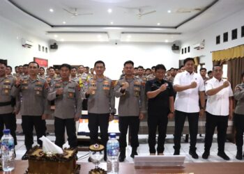 Kunjungan Supervisi Bhabinkamtibmas oleh Dirbinmas Polda Kaltara Di Polres Nunukan