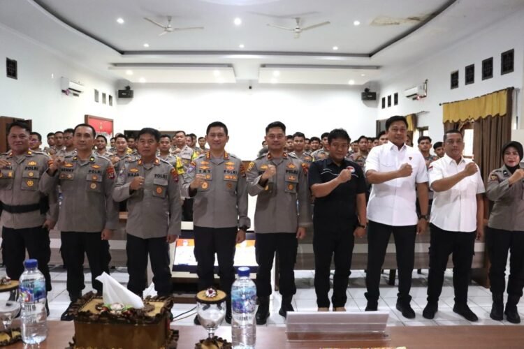 Kunjungan Supervisi Bhabinkamtibmas oleh Dirbinmas Polda Kaltara Di Polres Nunukan