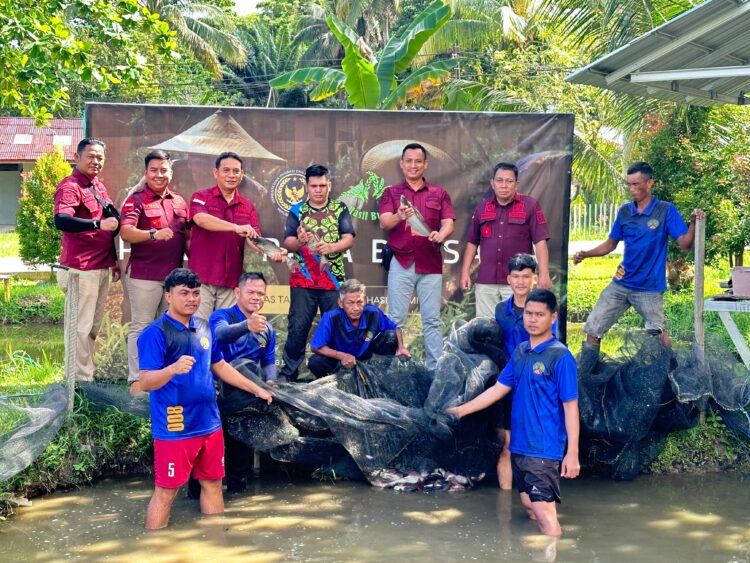 Panen Puluhan Kilogram Ikan Air Tawar, Lapas Tarakan Sukses Wujudkan Program Ketahanan Pangan Nasional