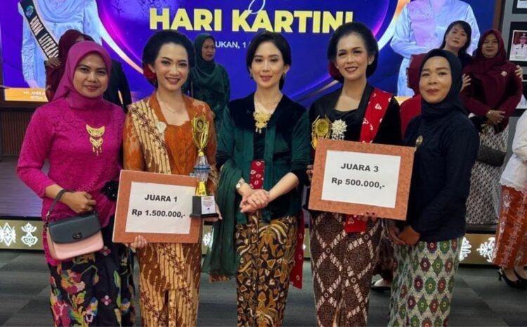 Peringati Hari Kartini PKK Kabupaten Nunukan Gelar Lomba Kebaya, PIPAS Lapas Nunukan Raih Juara Satu