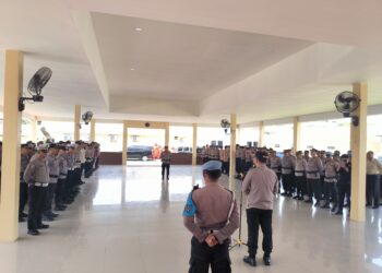 120 Personil Polres Tarakan Siap Laksanakan Pemberantasan Aksi Premanisme