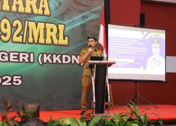 Pj. Sekprov Kaltara Paparkan Perkembangan Ketahanan Wilayah Perbatasan Dihadapan Pasis Sesko TNI