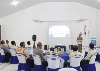 Kapolda Kaltara Apresiasi Dukungan PT. PKN terhadap Program Harkamtibmas, Kunjungi Site Tambang di Desa Apung