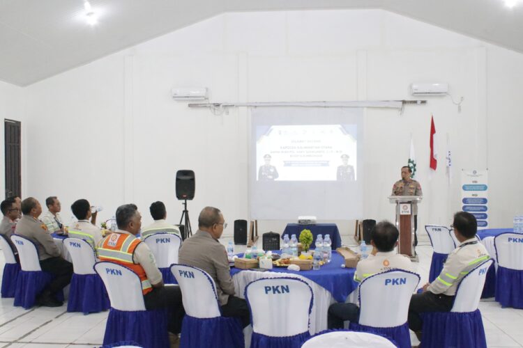 Kapolda Kaltara Apresiasi Dukungan PT. PKN terhadap Program Harkamtibmas, Kunjungi Site Tambang di Desa Apung