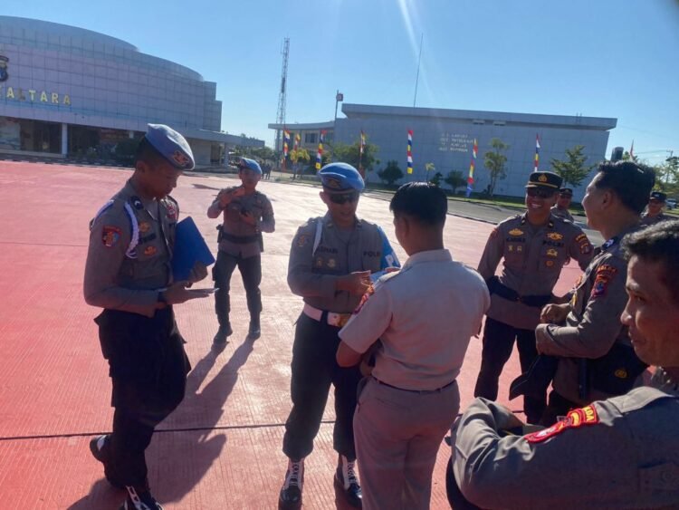 Tingkatkan Disiplin dan profesionalitas, Bid Propam Polda Kaltara Laksanakan Gaktibplin personil Polda Kaltara