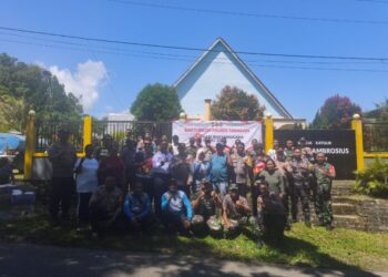 Polsek Tarakan Utara Gelar Bakti Religi di Gereja Katolik Santo Ambrosius dalam Rangka HUT Bhayangkara ke-79
